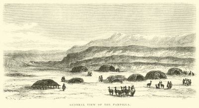 Vue générale de la Pampilla - Edouard Riou